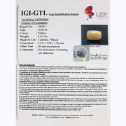 10.12 Ratti yellow sapphire with Govt Lab Certificate-(1221)